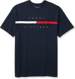Tommy Hilfiger Men's Short Sleeve Signature Stripe Graphic T-Shirt - Image 6